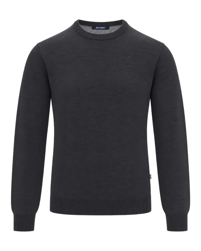 K-Way crew-neck knitted sweater - Grau Grau