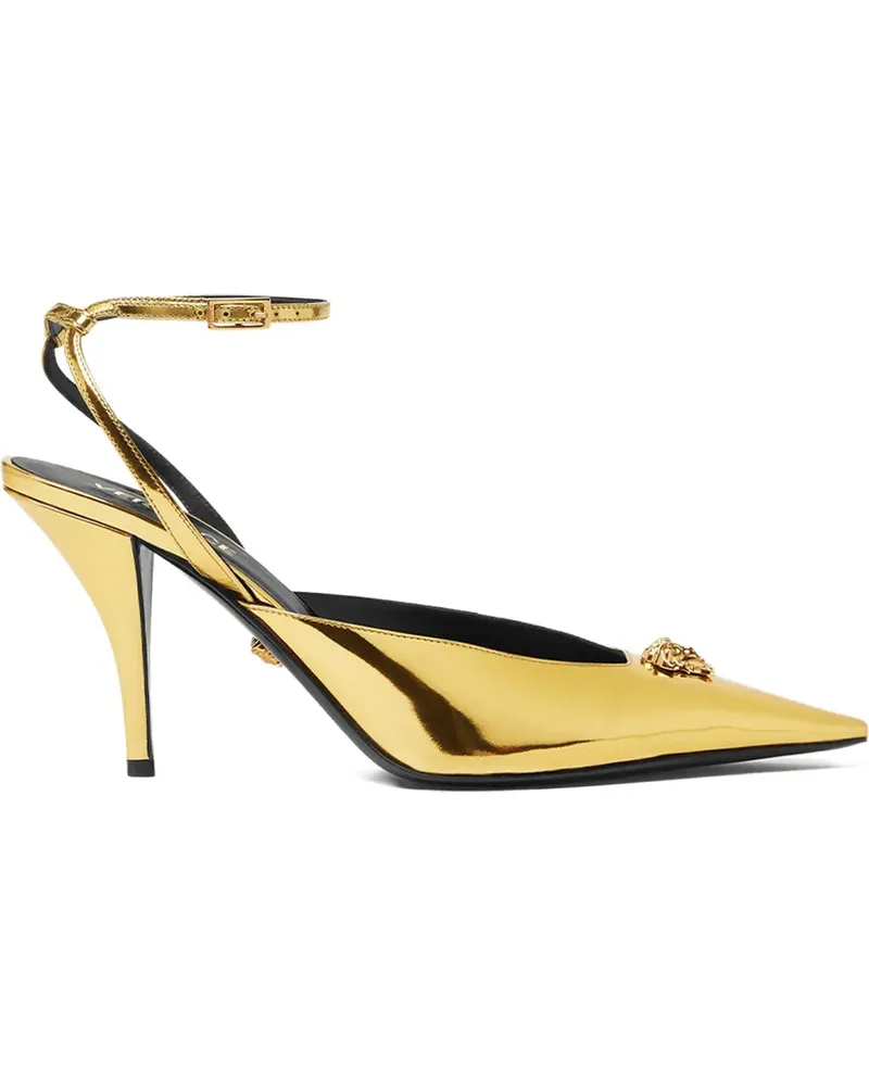 Versace Pumps mit spitzer Kappe 85mm - Gold Gold