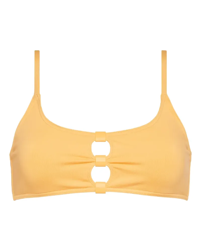 Eres Cropped Bloom Bikinioberteil - Gelb Gelb