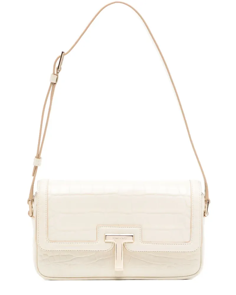 Tom Ford Wallis Schultertasche - Nude Nude