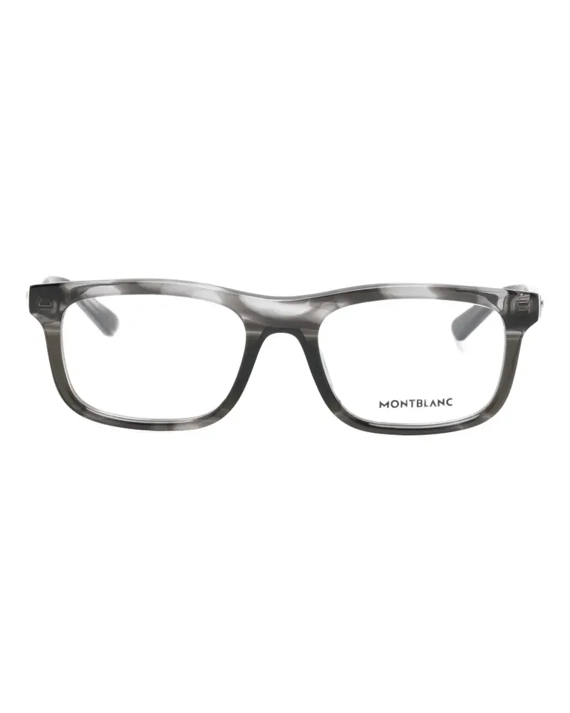 Montblanc geometric-frame glasses - Grau Grau