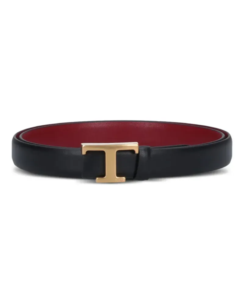 TOD'S Wendbarer Gürtel - Schwarz Schwarz