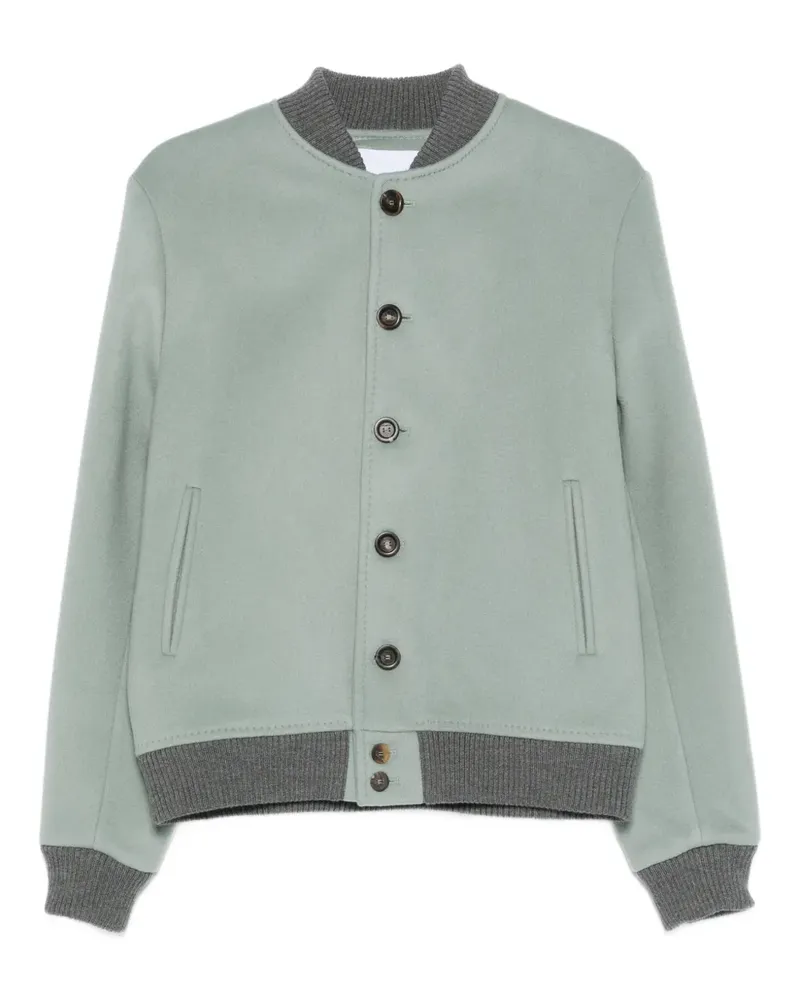 Malo buttoned bomber jacket - Grün Grün