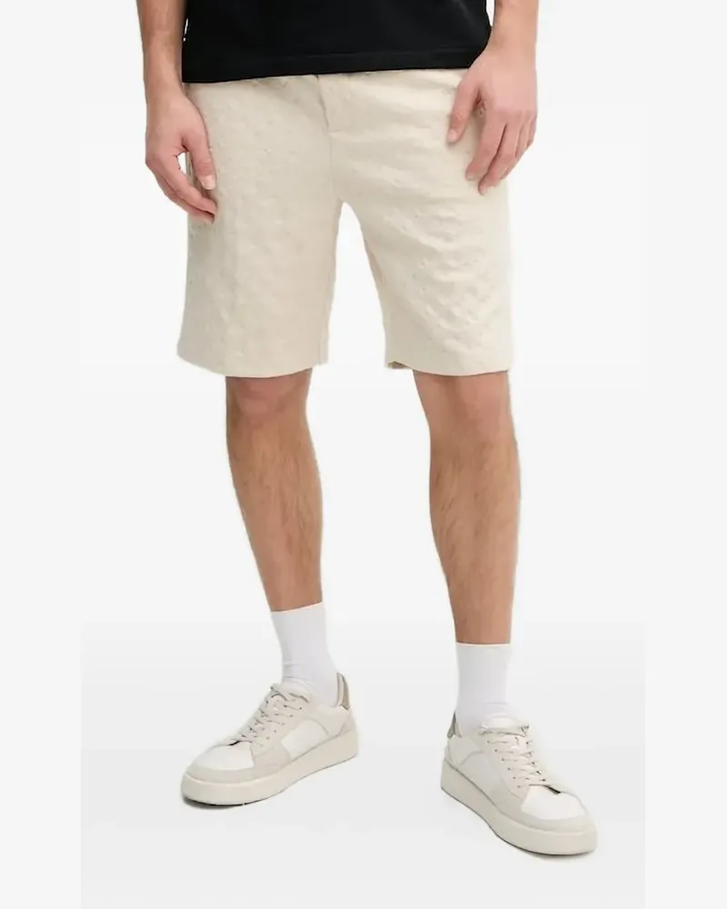 JOOP! Shorts mit Blumenprägung - Nude Nude