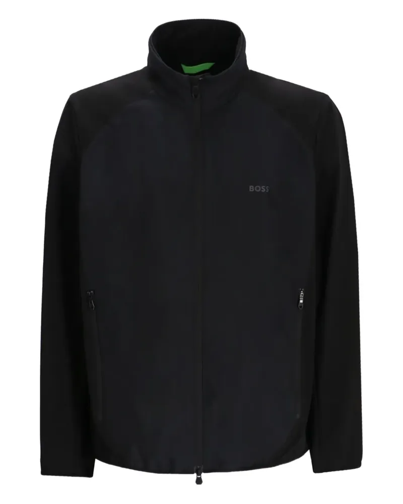 HUGO BOSS Sportjacke mit Reißverschluss - Schwarz Schwarz