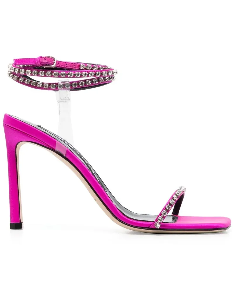 Sergio Rossi Sandalen mit Kristallen 110mm - Rosa Rosa