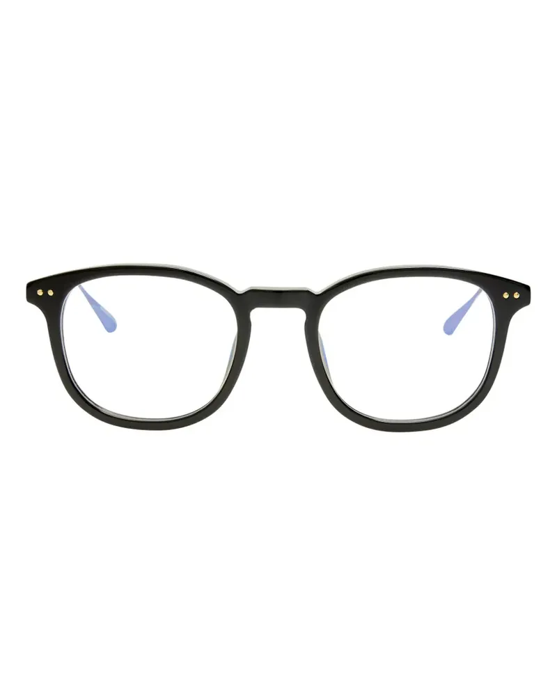 Linda Farrow Pax round-frame glasses - Schwarz Schwarz