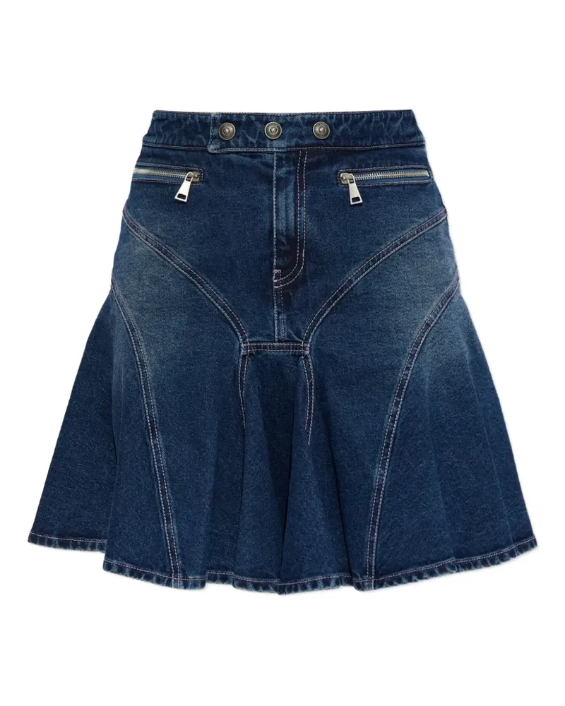 Versace Jeans Minirock mit Reißverschluss - Blau Blau