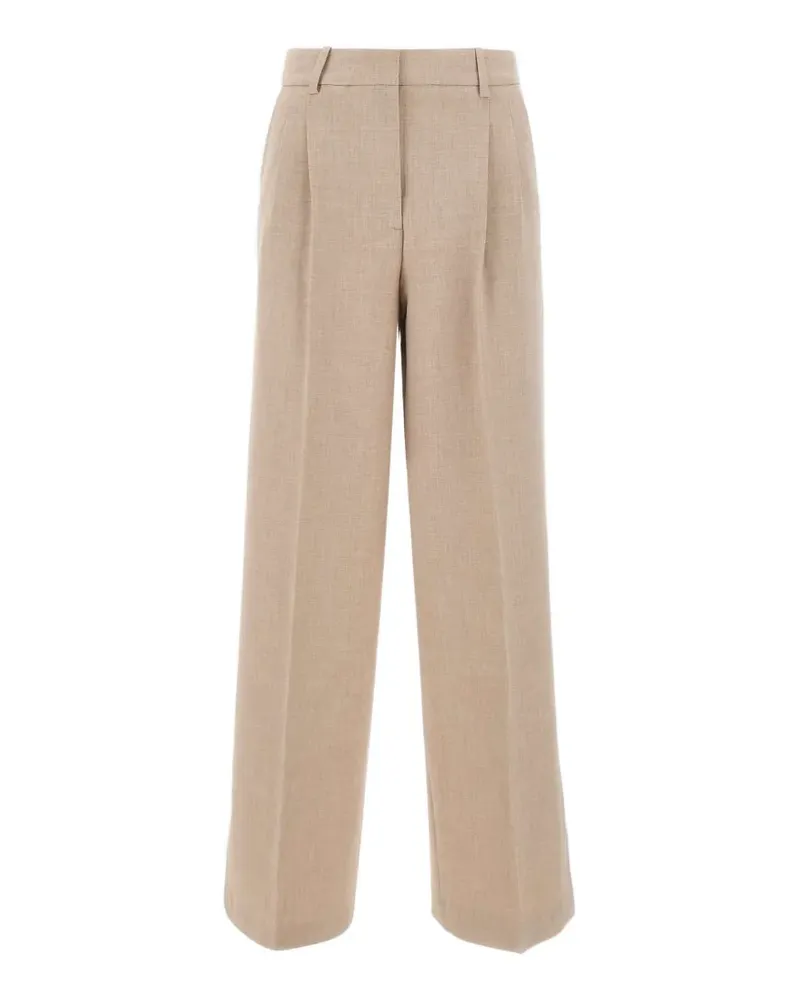 The Garment Pisano pleated trousers - Nude Nude