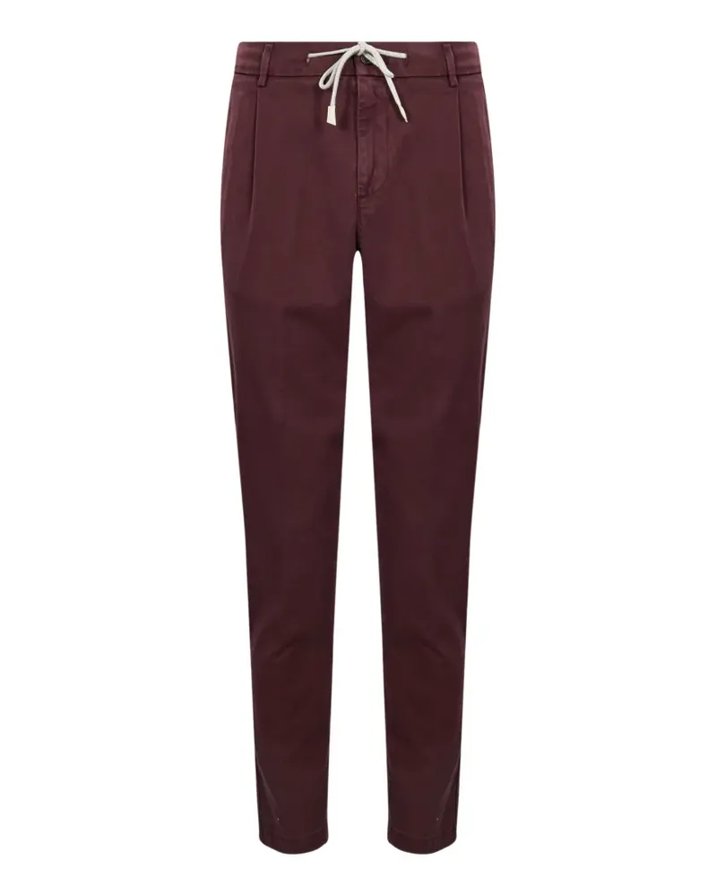 Eleventy Bundfaltenhose mit Kordelzug - Braun Braun