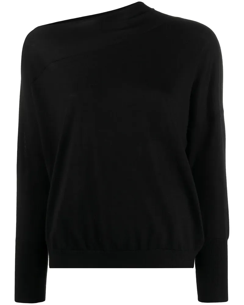 Brunello Cucinelli Schulterfreier Pullover - Schwarz Schwarz