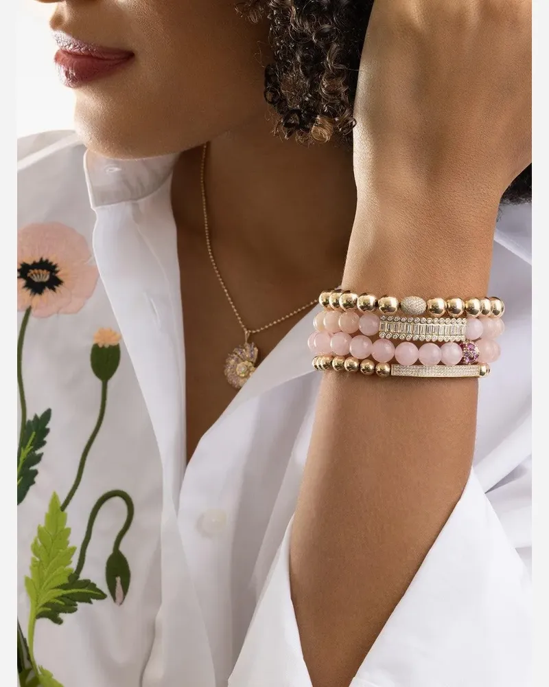 Sydney Evan 14K yellow gold diamond bracelet Gold