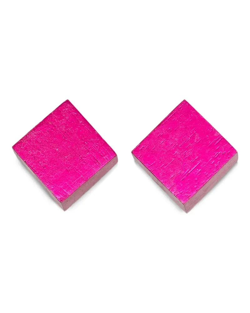 Monies Geometrische Ohrringe - Rosa Rosa