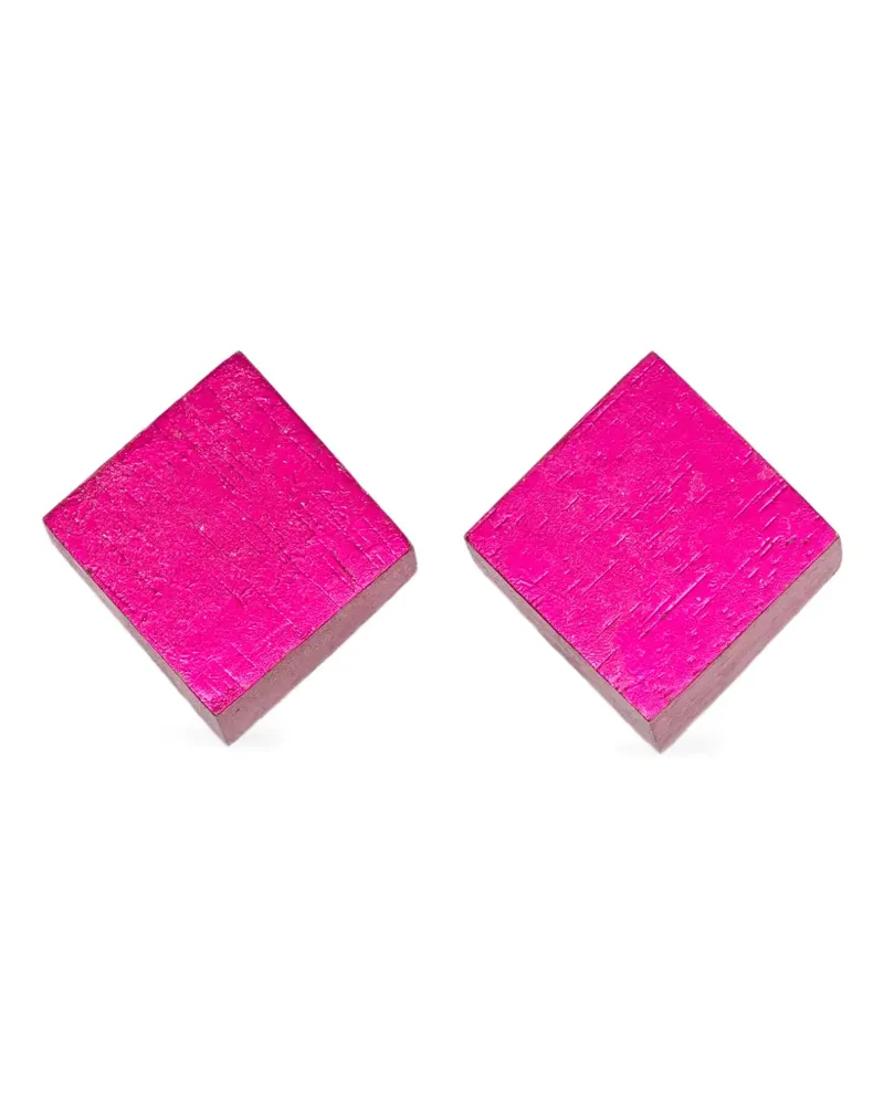 Monies Geometrische Ohrringe - Rosa Rosa