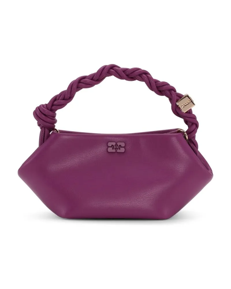 Ganni Mini Bou Umhängetasche - Violett Violett