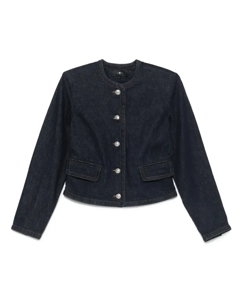 7 for all mankind Klassische Jeansjacke - Blau Blau