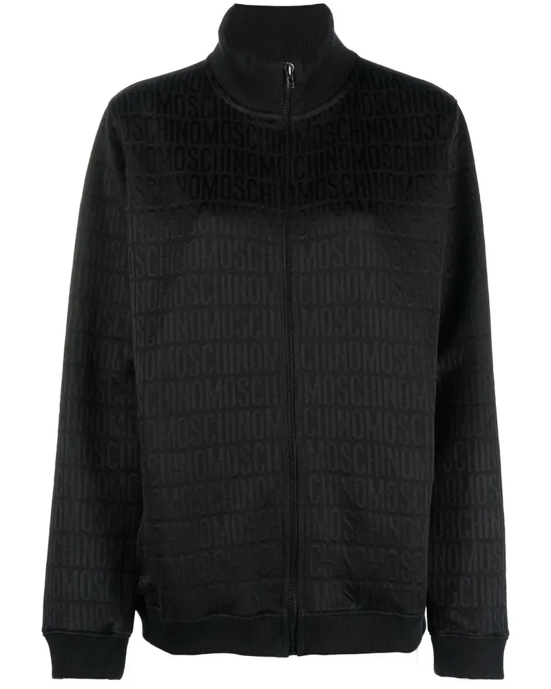 Moschino Sweatshirt mit Logo-Prägung - Schwarz Schwarz