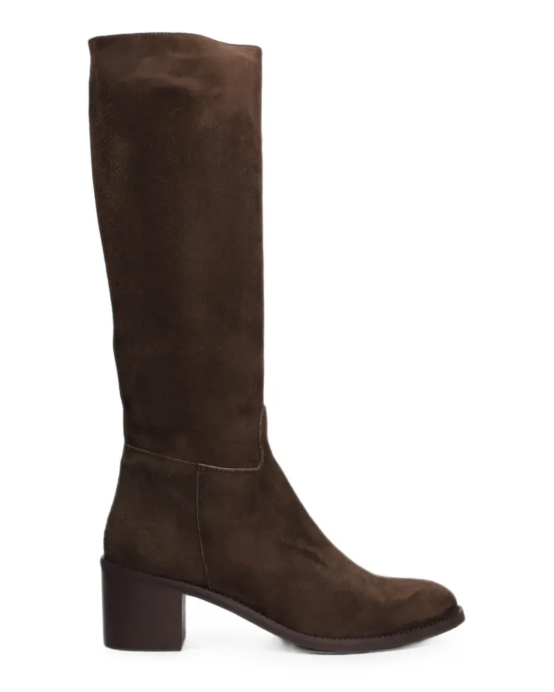 Julie Dee suede block-heel boots - Braun Braun