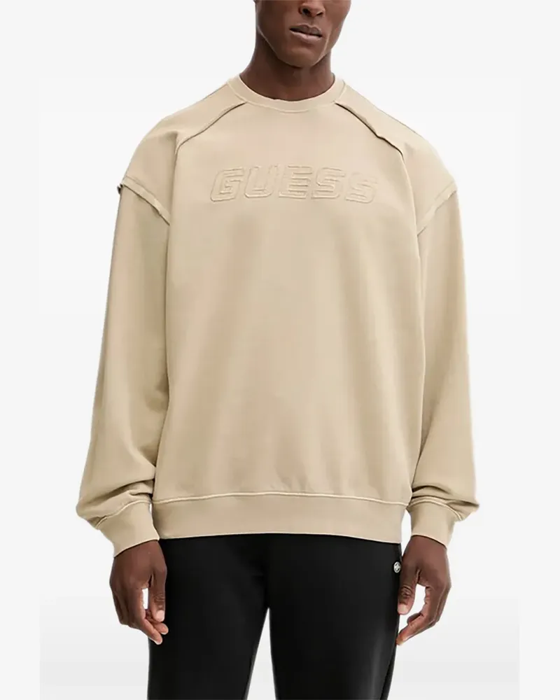 Guess LASI cotton sweatshirt - Nude Nude