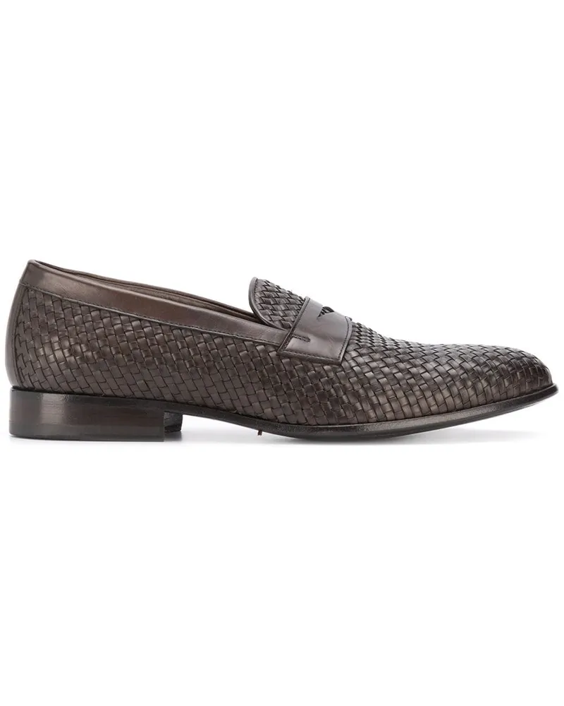 Scarosso Gewebte 'Andrea' Loafer - Braun Braun