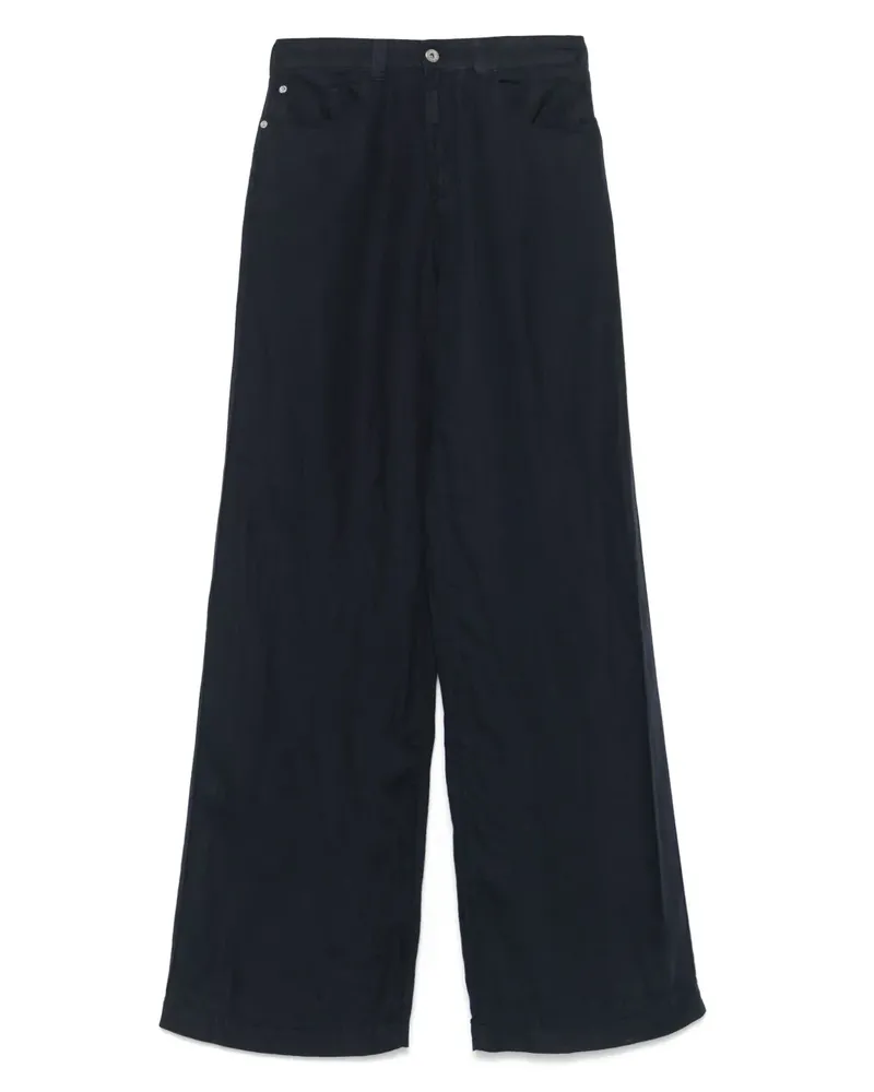 Emporio Armani Hose aus Leinen - Blau Blau