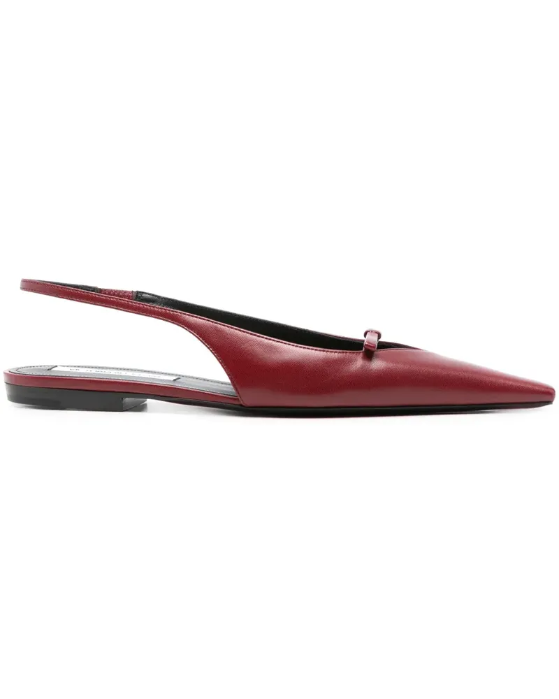 Victoria Beckham Spitze Slingback-Pumps - Rot Rot