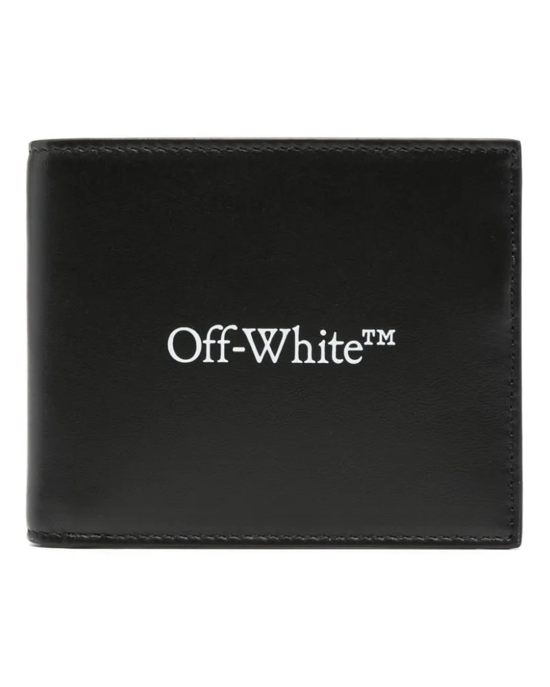 OFF-WHITE Portemonnaie mit Logo-Print Schwarz