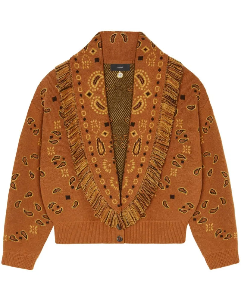 Alanui Cardigan aus Kaschmir - Braun Braun