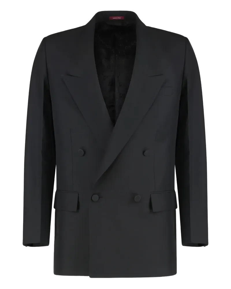 Gucci double-breasted blazer - Schwarz Schwarz