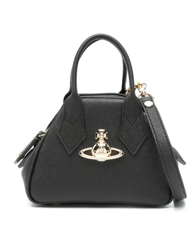 Vivienne Westwood Mini Yasmine Handtasche - Schwarz Schwarz