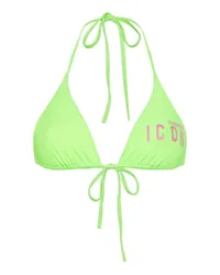 Dsquared2 Karl Icon Triangel-Bikinioberteil Grün