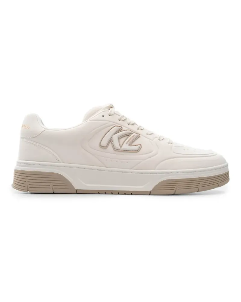 Karl Lagerfeld Sneakers mit Logo-Patch - Nude Nude