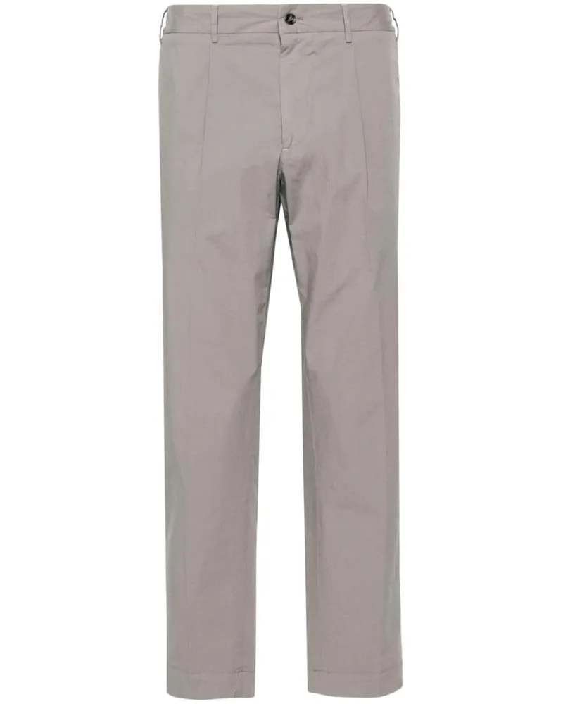 Dell'oglio Halbhohe Tapered-Chino Grau