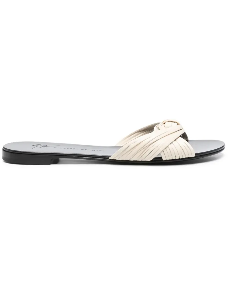 Giuseppe Zanotti Pantoletten mit Knoten - Nude Nude