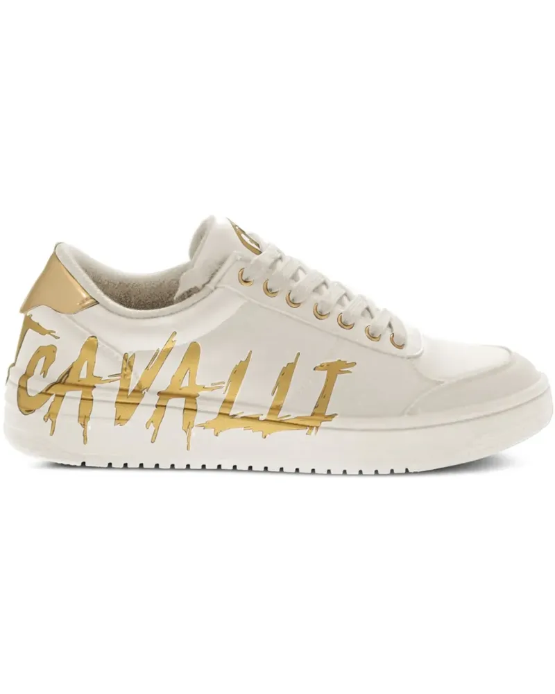 Just Cavalli Sneakers mit Logo-Print - Nude Nude