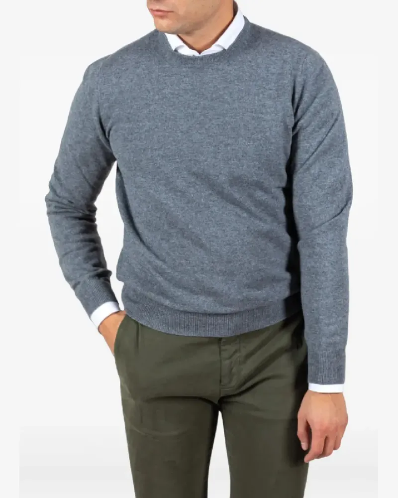 Gran Sasso Pullover mit rundem Ausschnitt - Grau Grau