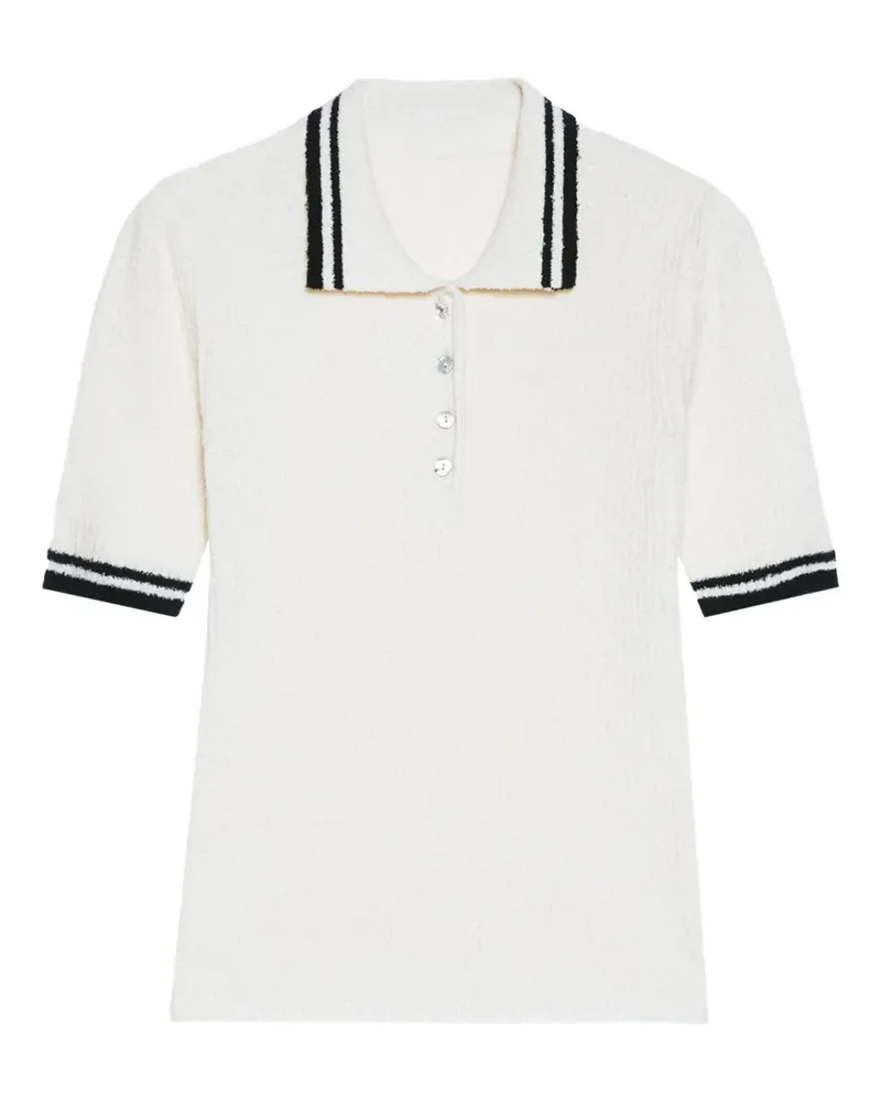 Pennyblack Geripptes Poloshirt - Nude Nude
