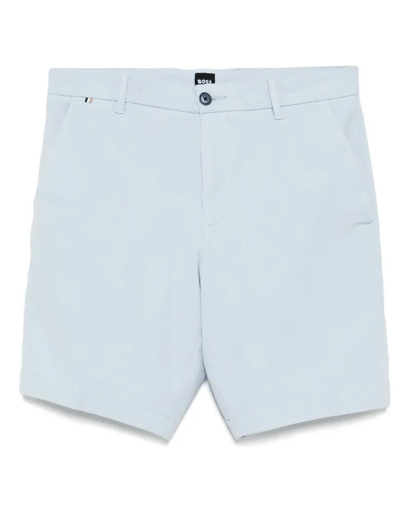 HUGO BOSS Schmale Shorts - Blau Blau