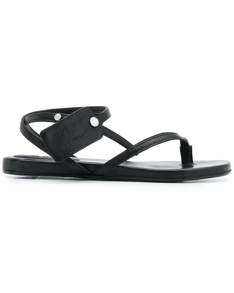 OFF-WHITE Flache Sandalen - BLACK NO COLOR Black