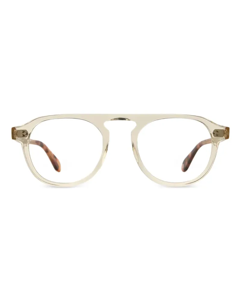 Garrett Leight Harding II pilot-frame glasses - Nude Nude