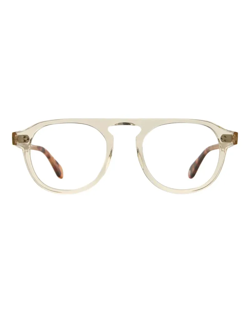 Garrett Leight Harding II pilot-frame glasses - Nude Nude