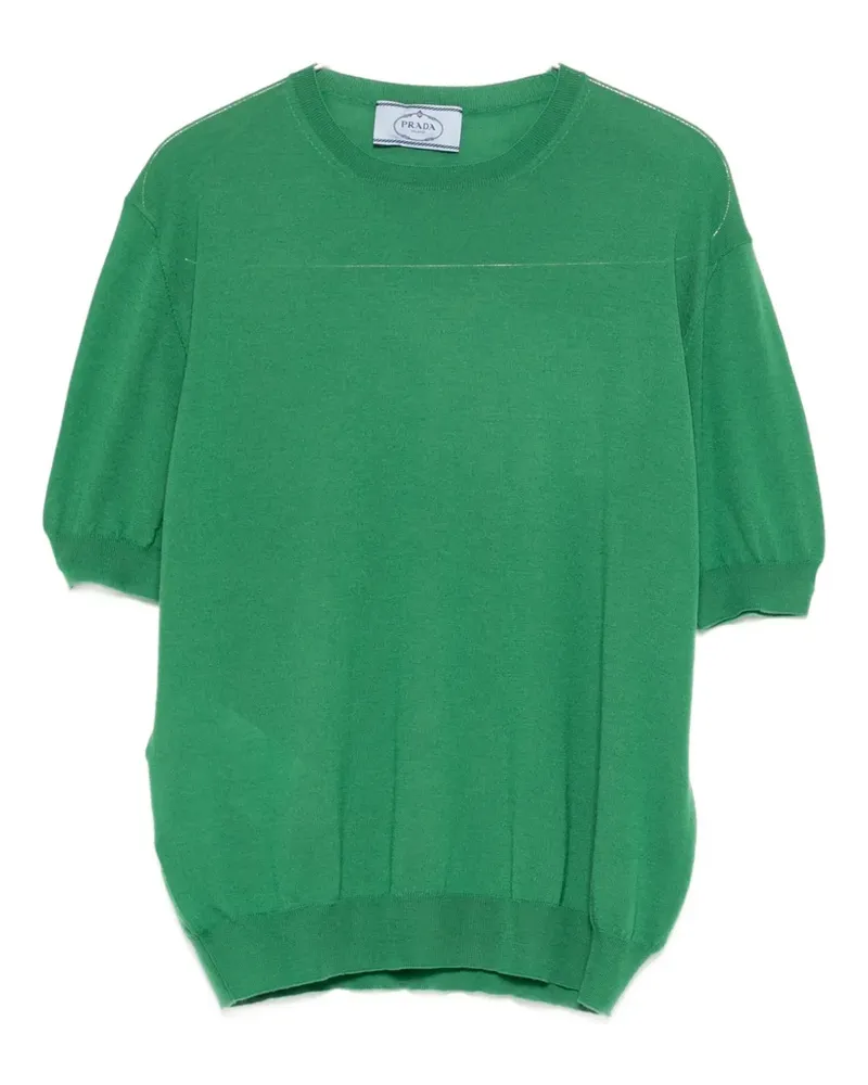 Prada round-neck short-sleeve T-shirt - Grün Grün
