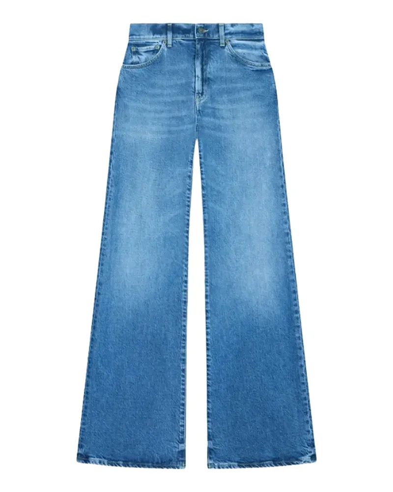 Dondup flared button jeans - Blau Blau
