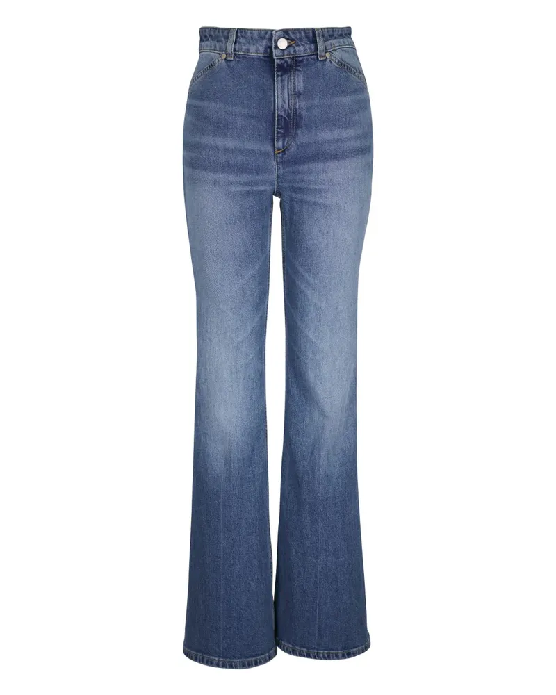 Dorothee Schumacher Schlagjeans mit hohem Bund - Blau Blau