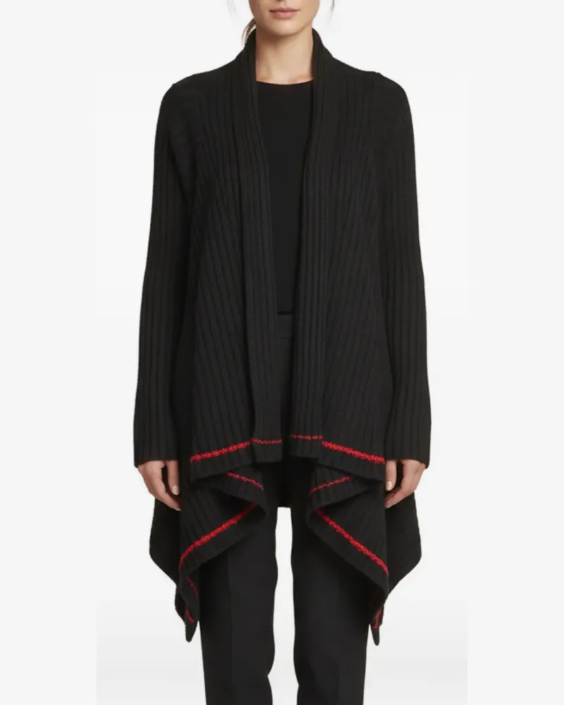 Zadig & Voltaire Cambi Cardigan aus Rippstrick - Schwarz Schwarz