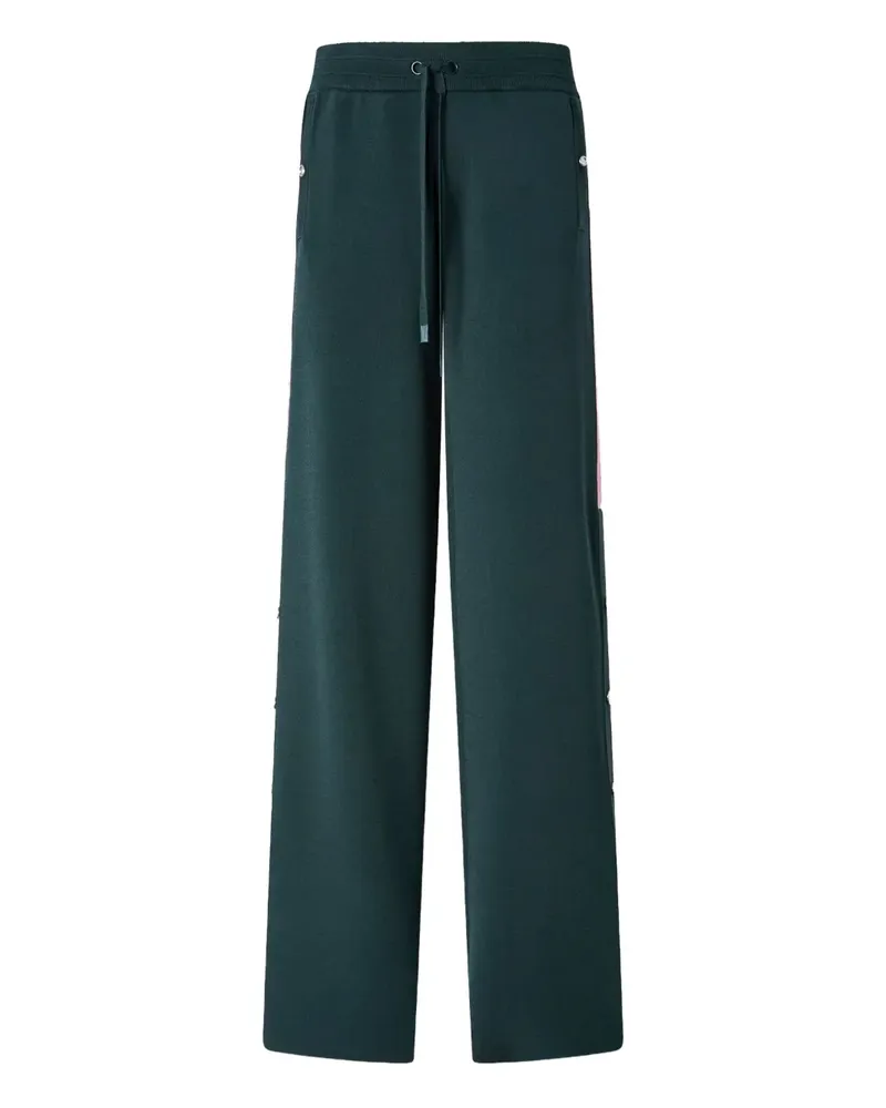 Pinko Hose mit Streifen - Grün Grün