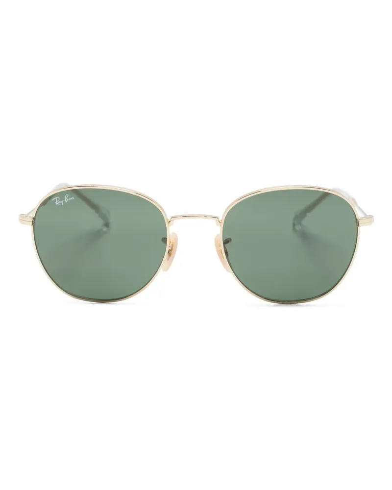 Ray Ban Sonnenbrille mit Panto-Gestell - Gold Gold