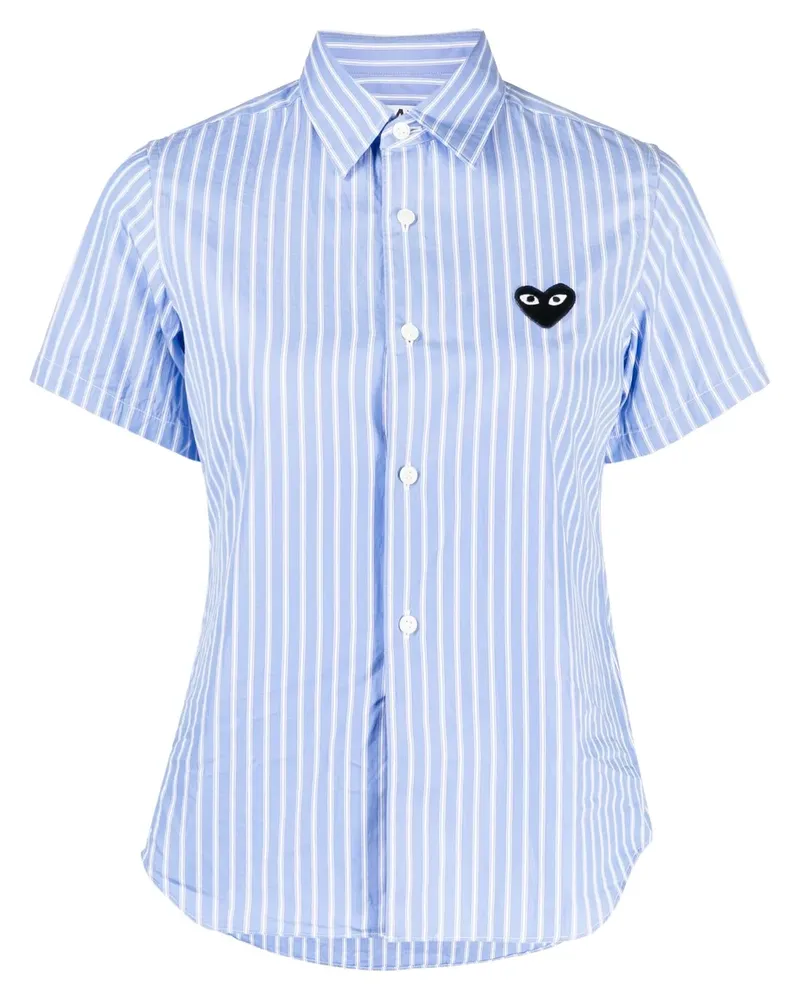 Comme des Garçons Kurzärmeliges Hemd - Blau Blau