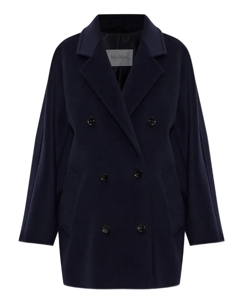 Max Mara double-breasted coat - Blau Blau