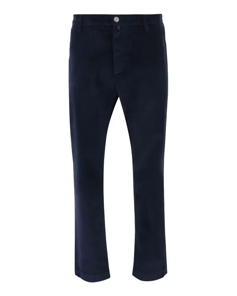 Jacob Cohën Hose in Cordoptik - Blau Blau